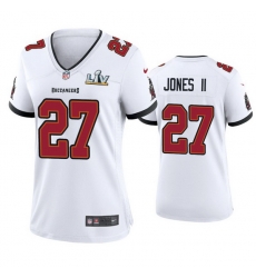 Women Ronald Jones Ii Buccaneers White Super Bowl Lv Game Jersey Women Ronald Jones Ii Buccaneers White Super Bowl Lv Game Jersey