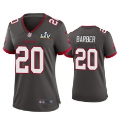 Women Ronde Barber Buccaneers Pewter Super Bowl Lv Game Jersey Women Ronde Barber Buccaneers Pewter Super Bowl Lv Game Jersey