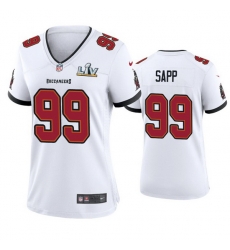 Women Warren Sapp Buccaneers White Super Bowl Lv Game Jersey Women Warren Sapp Buccaneers White Super Bowl Lv Game Jersey