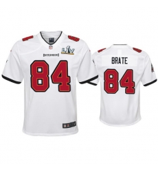 Youth Cameron Brate Buccaneers White Super Bowl Lv Game Jersey Youth Cameron Brate Buccaneers White Super Bowl Lv Game Jersey