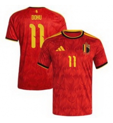 Men 11Jeremy Doku Belgium Jersey   1
