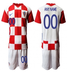 Mens Croatia Short Soccer Jerseys 017 Mens Croatia Short Soccer Jerseys 017