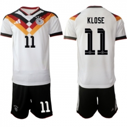Germany 2026 FIFA World Cup Soccer Jersey White #11 KLOSE