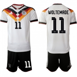 Germany 2026 FIFA World Cup Soccer Jersey White #11 WDLTEMADE