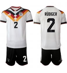 Germany 2026 FIFA World Cup Soccer Jersey White #2 RUDIDER Germany 2026 FIFA World Cup Soccer Jersey White #2 RUDIDER