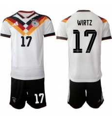 Germany 2026 FIFA World Cup Soccer Jersey White #8 GORETZKA Germany 2026 FIFA World Cup Soccer Jersey White #8 GORETZKA