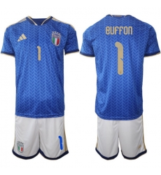 Italy 2026 FIFA World Cup Soccer Jersey Blue #1 BUFFON