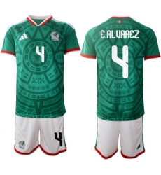Mexicoa 2026 FIFA World Cup Soccer Jersey Green #4 E.ALVAREZ Mexicoa 2026 FIFA World Cup Soccer Jersey Green #4 E.ALVAREZ