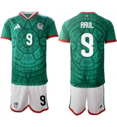 Mexicoa 2026 FIFA World Cup Soccer Jersey Green #9 RAUL