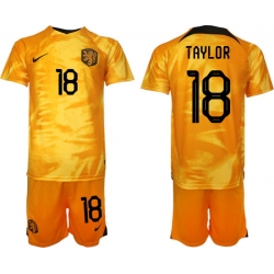 Men FIFA 2022 Netherlands Soccer Jersey 014