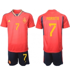 Men FIFA 2022 Spain Soccer Jersey 014 Men FIFA 2022 Spain Soccer Jersey 014