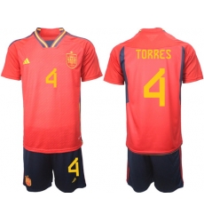Men FIFA 2022 Spain Soccer Jersey 019 Men FIFA 2022 Spain Soccer Jersey 019