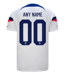 Men US 2022 FIFA Soccer Jersey White Customized