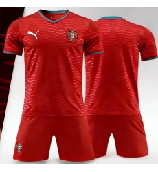2026 FIFA World Cup Portugal Soccer Home Jersey Blank