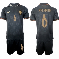 Portugal 2026 FIFA World Cup Soccer Jersey Black #6 PALHINHA