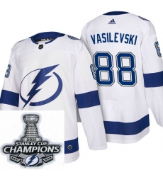 Men Adidas Tampa Bay Lightning 88 Andrei Vasilevskiy Premier White Home NHL Stitched 2021 Stanley Cup Champions Patch Jersey Men Adidas Tampa Bay Lightning 88 Andrei Vasilevskiy Premier White Home NHL Stitched 2021 Stanley Cup Champions Patch Jersey