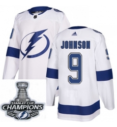 Men Adidas Tampa Bay Lightning 9 Tyler Johnson Premier White Home NHL Stitched 2021 Stanley Cup Champions Patch Jersey Men Adidas Tampa Bay Lightning 9 Tyler Johnson Premier White Home NHL Stitched 2021 Stanley Cup Champions Patch Jersey