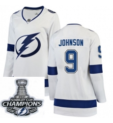 Women Adidas Tampa Bay Lightning 9 Tyler Johnson Premier White Home NHL Stitched 2021 Stanley Cup Champions Patch Jersey Women Adidas Tampa Bay Lightning 9 Tyler Johnson Premier White Home NHL Stitched 2021 Stanley Cup Champions Patch Jersey