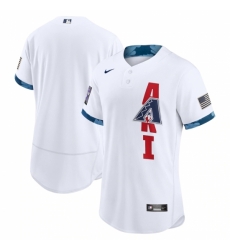 Men's Arizona Diamondbacks Blank Nike White 2021 MLB All-Star Game Authentic Jersey Men's Arizona Diamondbacks Blank Nike White 2021 MLB All-Star Game Authentic Jersey