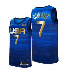 USA Dream Team 7 Kevin Durant 2021 Tokyo Olymipcs Nike Basketball Jersey Blue USA Dream Team 7 Kevin Durant 2021 Tokyo Olymipcs Nike Basketball Jersey Blue