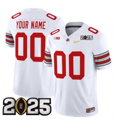 Men Ohio State Buckeyes Active Player Custom White Gold 2025 CFP Final Patch F U S E Vapor Limited Stitched Football Jersey Men Ohio State Buckeyes Active Player Custom White Gold 2025 CFP Final Patch F U S E Vapor Limited Stitched Football Jersey