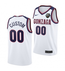 Gonzaga Bulldogs Custom 2021 Wcc Mens Basketball Conference Tournament Champions Limited White Jersey Gonzaga Bulldogs Custom 2021 Wcc Mens Basketball Conference Tournament Champions Limited White Jersey
