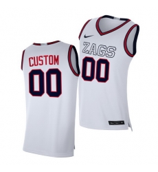 Gonzaga Bulldogs Custom White Replica 2020 21 College Basketball Jersey Gonzaga Bulldogs Custom White Replica 2020 21 College Basketball Jersey