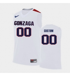 Gonzaga Bulldogs Custom White Replica College Basketball Jersey Gonzaga Bulldogs Custom White Replica College Basketball Jersey