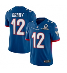 Men 2022 NFL Pro Bowl Tampa Bay Buccaneers #12 Tom Brady NFC Blue Jersey Men 2022 NFL Pro Bowl Tampa Bay Buccaneers #12 Tom Brady NFC Blue Jersey