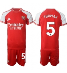 Men Arsenal 2026 Soccer Jerseys Red #5 THOMAS
