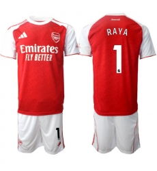 Men Arsenal 2026 Soccer Jerseys Red White #1 RAYA