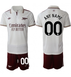 Men Arsenal 2026 Soccer Jerseys White CUSTOM