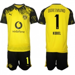 Men Borussia Dortmund 2026 Soccer Jerseys Yellow #1 KOBEL
