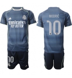 Men Real Madrid 2026 Soccer Jerseys DarkBlue #10 MODRIC