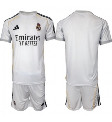 Men Real Madrid 2026 Soccer Jerseys White BLANK