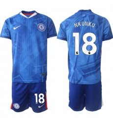 Men Chelsea 2026 Soccer Jerseys Blue #18 NKUNKU Men Chelsea 2026 Soccer Jerseys Blue #18 NKUNKU