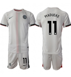Men Chelsea 2026 Soccer Jerseys White #11 MADUEKE