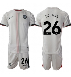 Men Chelsea 2026 Soccer Jerseys White #26 COLWILL