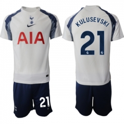 Men Tottenham Hotspur 2026 Soccer Jerseys White #21 KULUSEVSKI