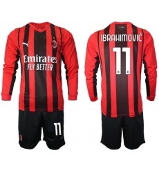 Men AC Milan Long Sleeve Soccer Jerseys 508 Men AC Milan Long Sleeve Soccer Jerseys 508