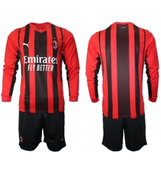 Men AC Milan Long Sleeve Soccer Jerseys 514 Men AC Milan Long Sleeve Soccer Jerseys 514