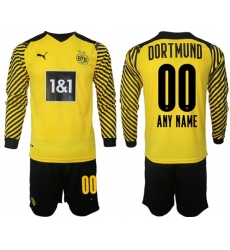 Men Borussia Dortmund Long Sleeve Soccer Jerseys 500 Customized Men Borussia Dortmund Long Sleeve Soccer Jerseys 500 Customized
