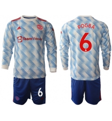 Men Manchester United Long Sleeve Soccer Jerseys 539