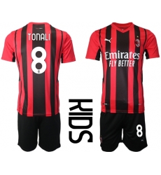 Kids AC Milan Soccer Jerseys 017 Kids AC Milan Soccer Jerseys 017