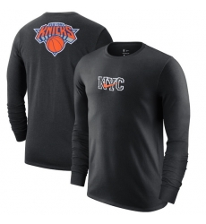 New York Knicks Men Long T Shirt 006 New York Knicks Men Long T Shirt 006