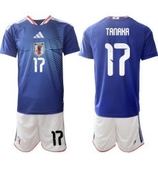 Men Japan 2026 Soccer Jerseys Blue #17 Ao Tanaka Men Japan 2026 Soccer Jerseys Blue #17 Ao Tanaka
