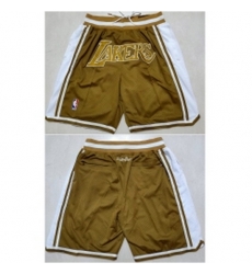 Los Angeles Lakers Basketball Shorts 040 Los Angeles Lakers Basketball Shorts 040