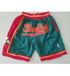 Seattle SuperSonics Basketball Shorts 004 Seattle SuperSonics Basketball Shorts 004