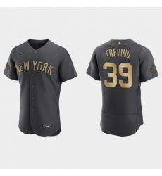 Men Jose Trevino New York Yankees 2022 Mlb All Star Game Authentic Charcoal Jersey Men Jose Trevino New York Yankees 2022 Mlb All Star Game Authentic Charcoal Jersey