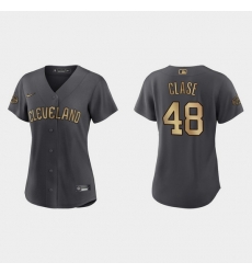 Women Emmanuel Clase Guardians 2022 Mlb All Star Game Replica Charcoal Jersey Women Emmanuel Clase Guardians 2022 Mlb All Star Game Replica Charcoal Jersey